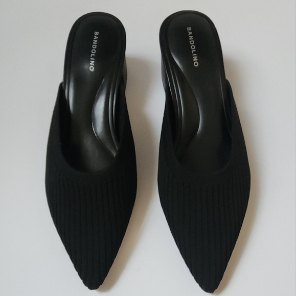🔥SOLD🔥 Bandolino Ribbed Knit Mules - Picture 2 of 10